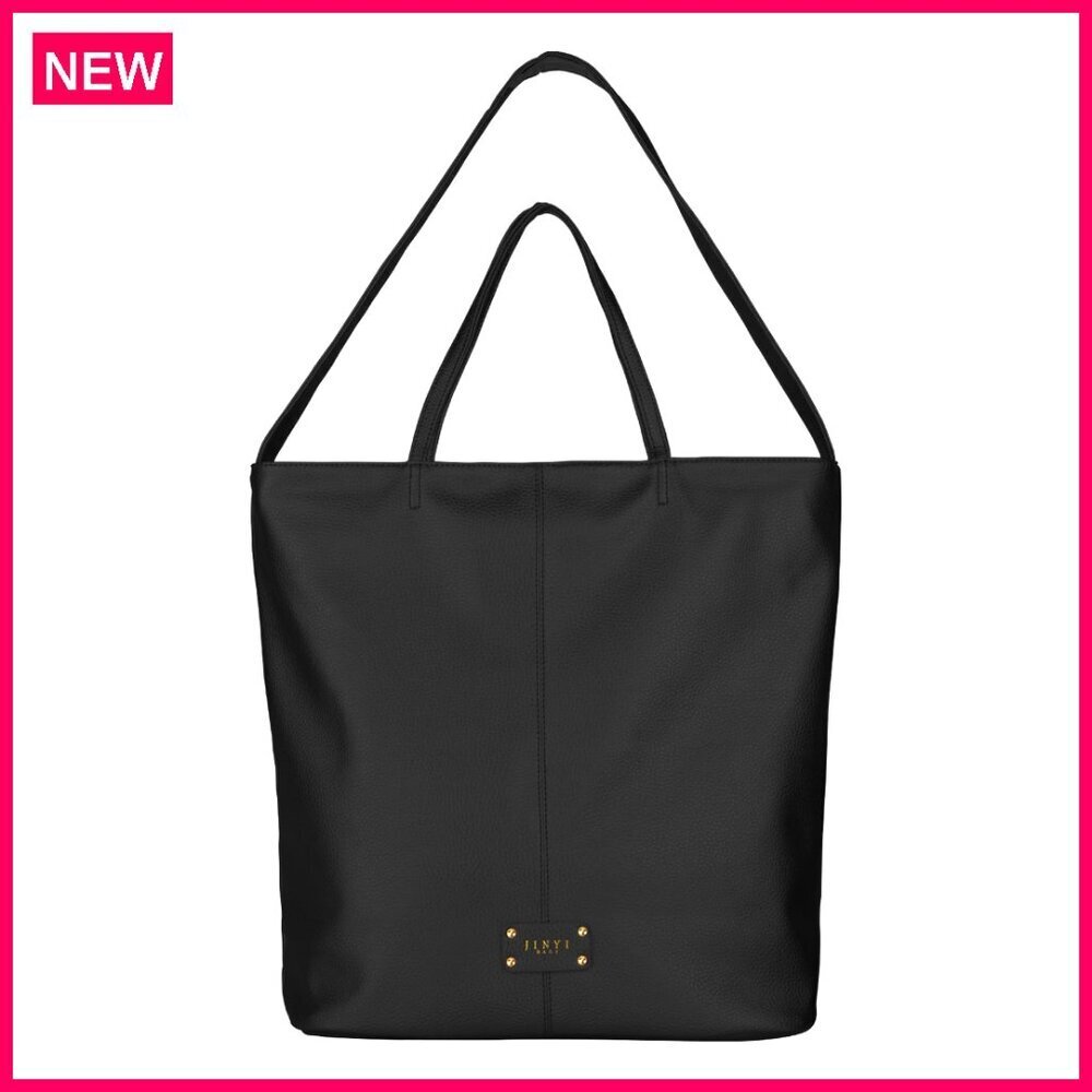 Large Capacity PU Leather Tote Bag for Work Commuting Shopping